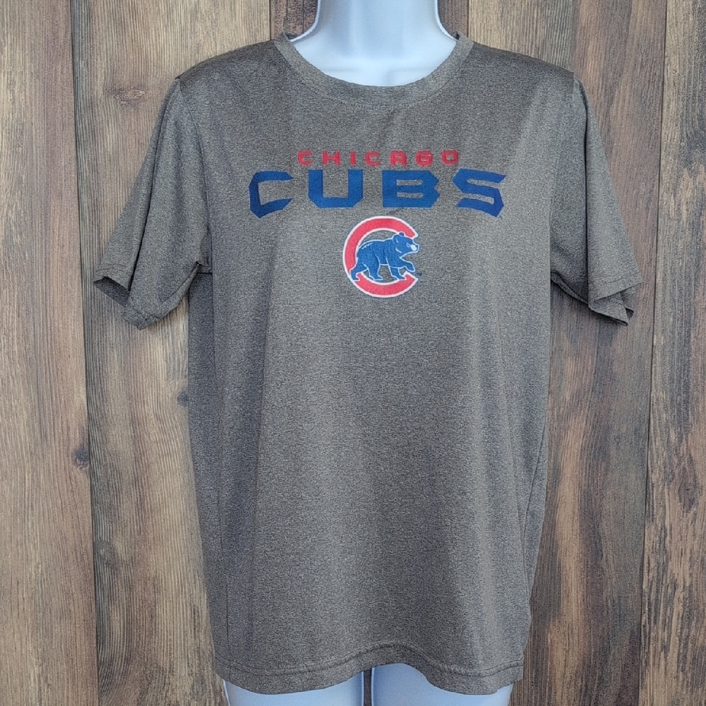 Genuine Merchandise Gray Chicago Cubs Tee Youth XL                      R122